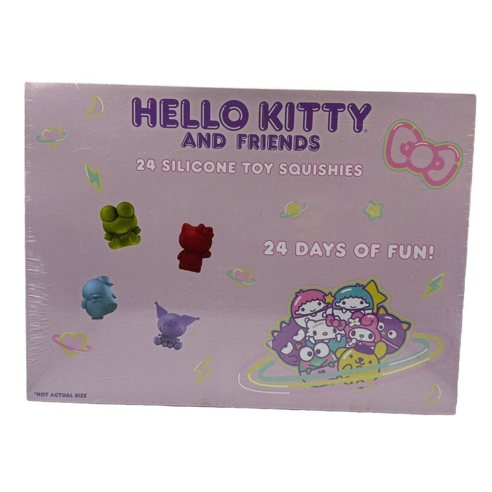 Sanrio Hello Kitty and Friends 24 Silicone Toy Squishies Set Factory Sealed - Picture 7 of 11
